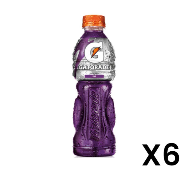 Gatorade Plástico Uva 500ml x6un