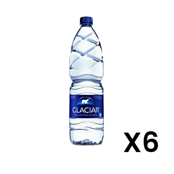 Glaciar agua 2lts x6un