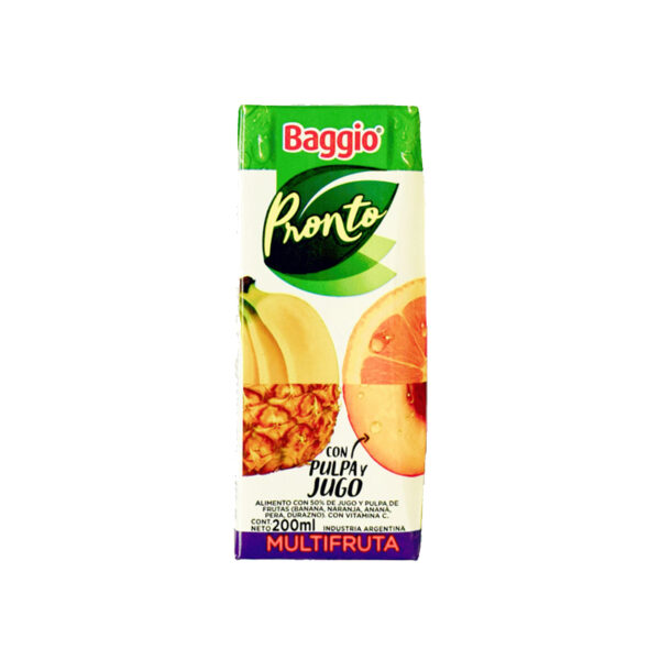 Baggio 200ml Multifruta x18un