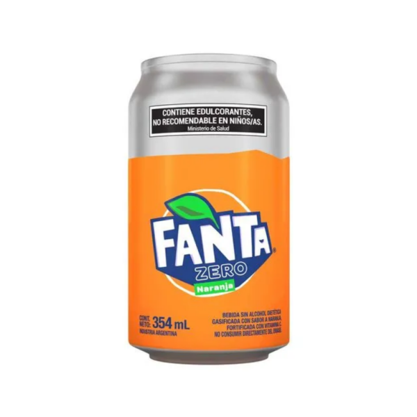 Fanta zero lata 354ml